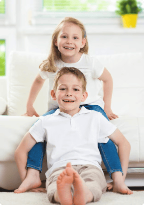 Happy children playing