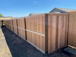 Wooden Picture Frame Fence