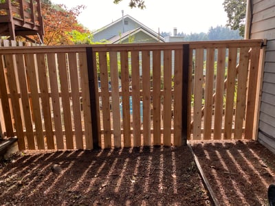 Wooden Spaced Picture Frame Gate