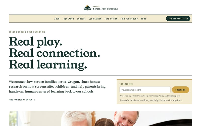 Case study: organizing a mountain of research for Oregon parents