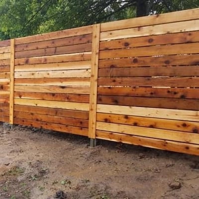 Horizontal Wood Fence