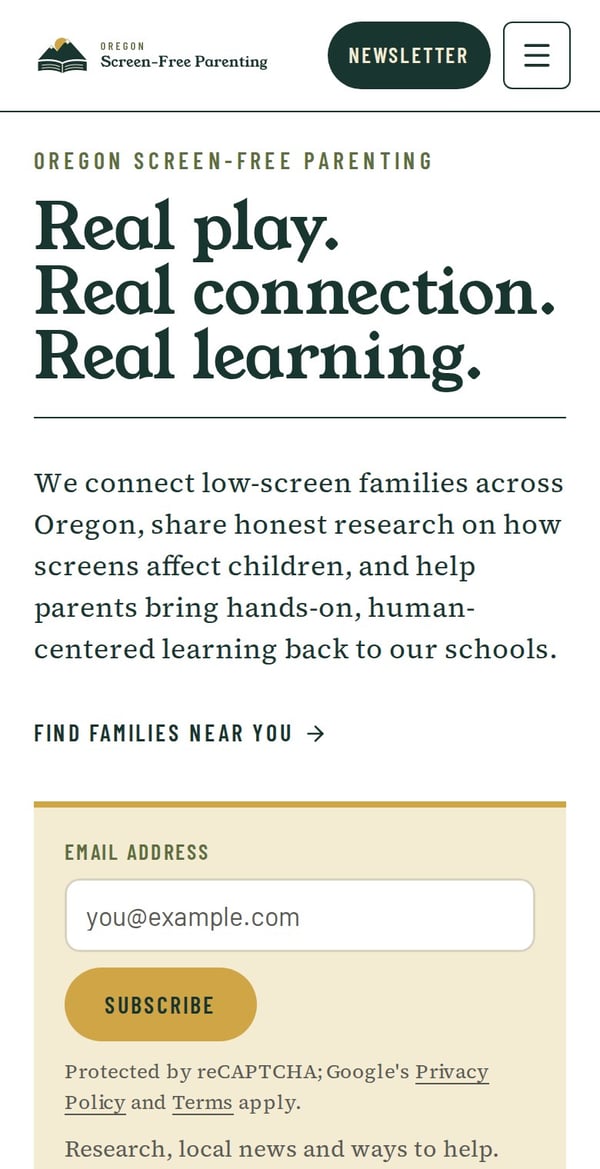 Case study: organizing a mountain of research for Oregon parents