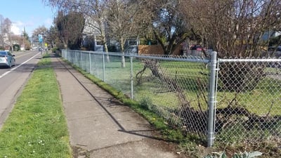 Galvanized Chain Link Fence