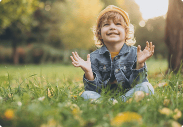 Child smiling