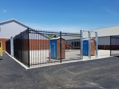 Steel Commercial Fence