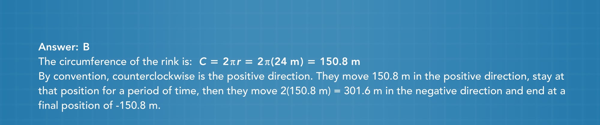 Circular motion practice problem answer 10