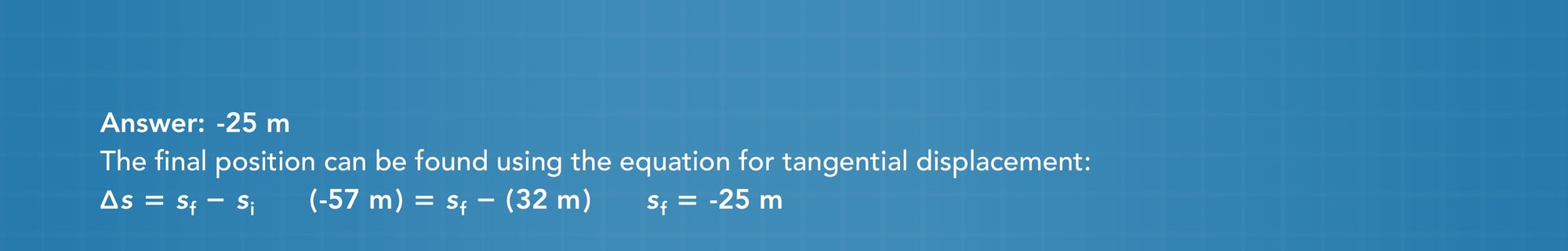 Circular motion practice problem answer 14