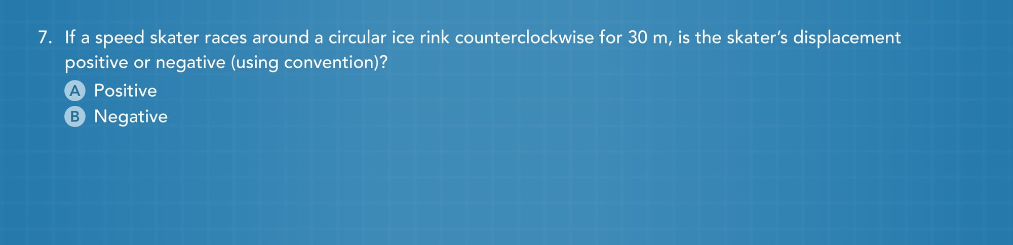 Circular motion practice problem 7