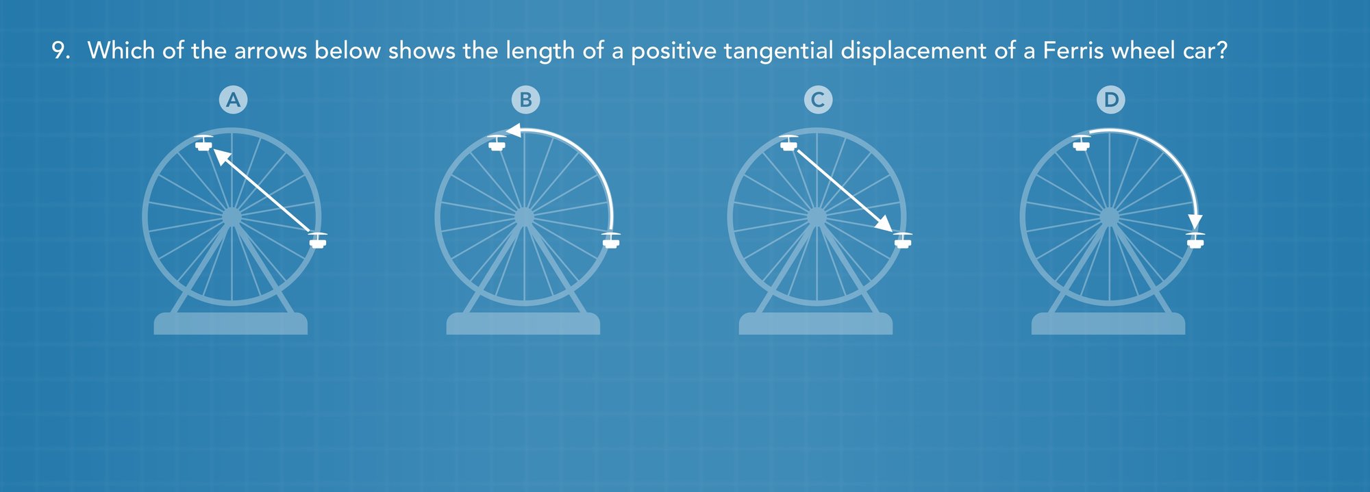 Circular motion practice problem 9