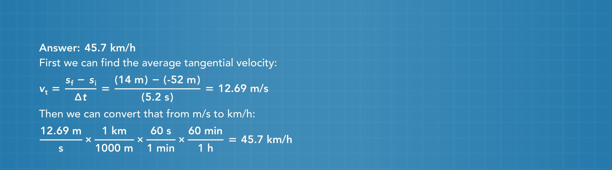 Circular motion practice problem answer 28