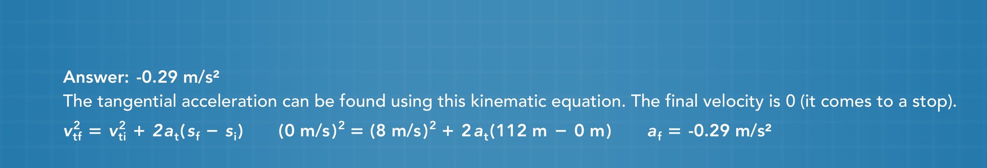 Circular motion practice problem answer 40