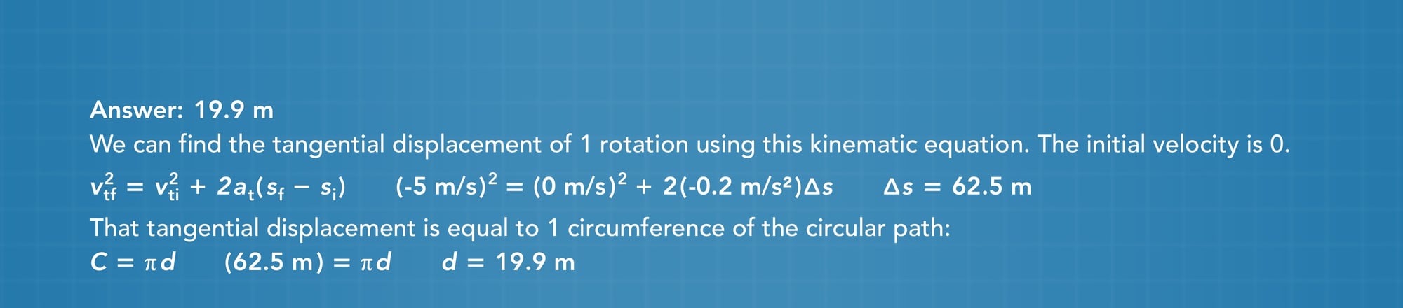 Circular motion practice problem answer 44
