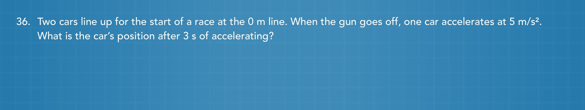 Circular motion practice problem 36