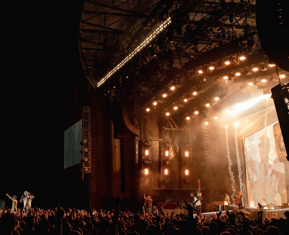 Featured raffle prize presentation for a Jones Beach concert VIP box seats experience