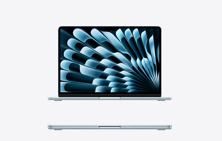 Additional raffle prize presentation for an Apple MacBook