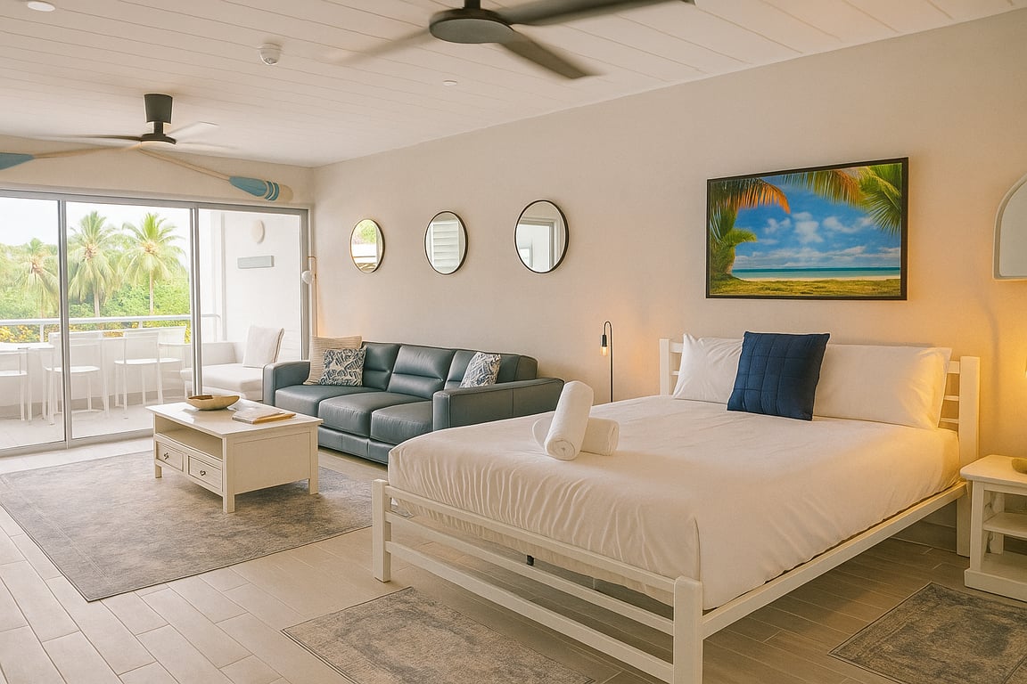 Club Studio Apartment with Macrossan St Views