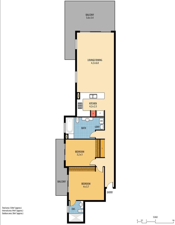 2 Bedroom 2 Bathroom