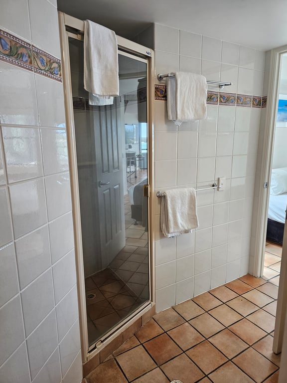 Sweeping ocean, beach & boardwalk views, extended balcony outlook, One bedroom Ocean View Apartment