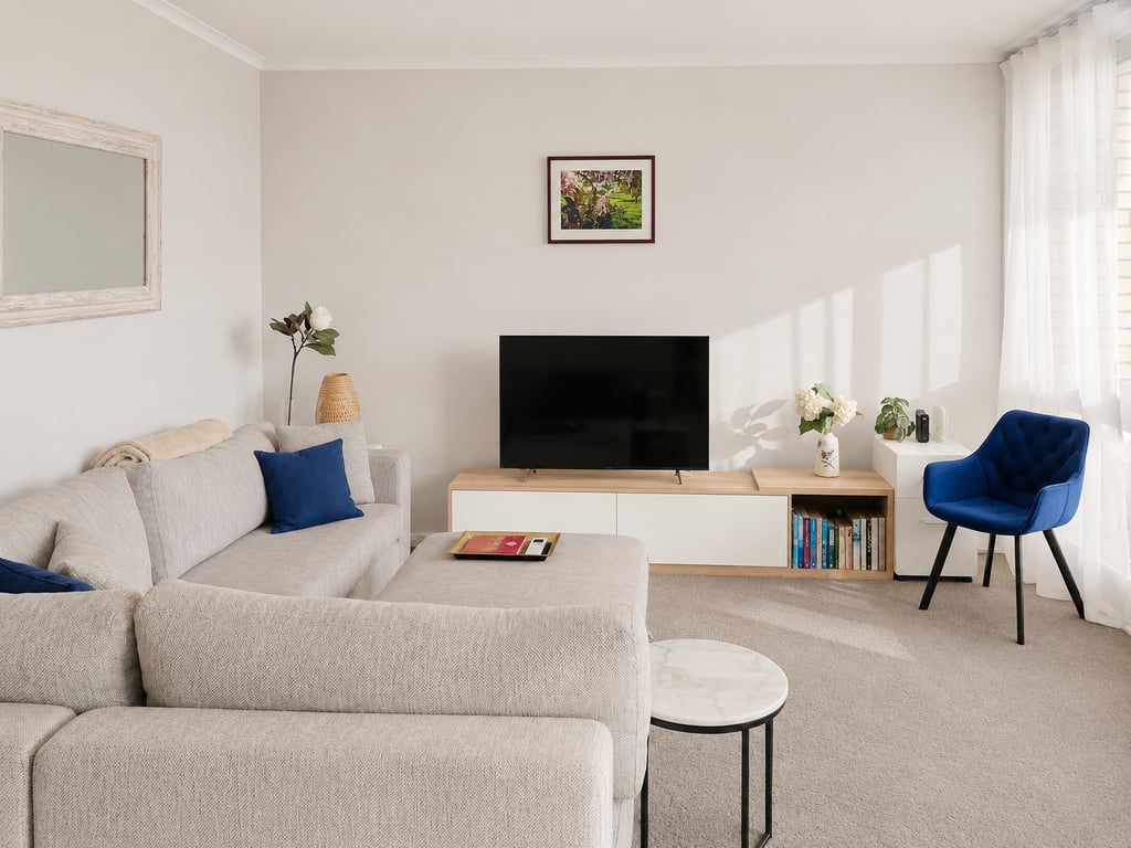 NB102 - Cremorne Comfort | Leafy 2-Bed With Harbour Glimpses