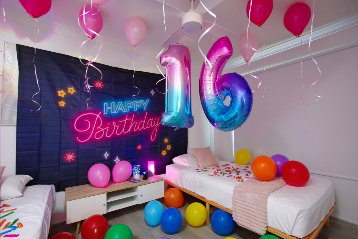 🎉 Make Special Moments Magical with Our Birthday & Anniversary Room Packages! 🎈