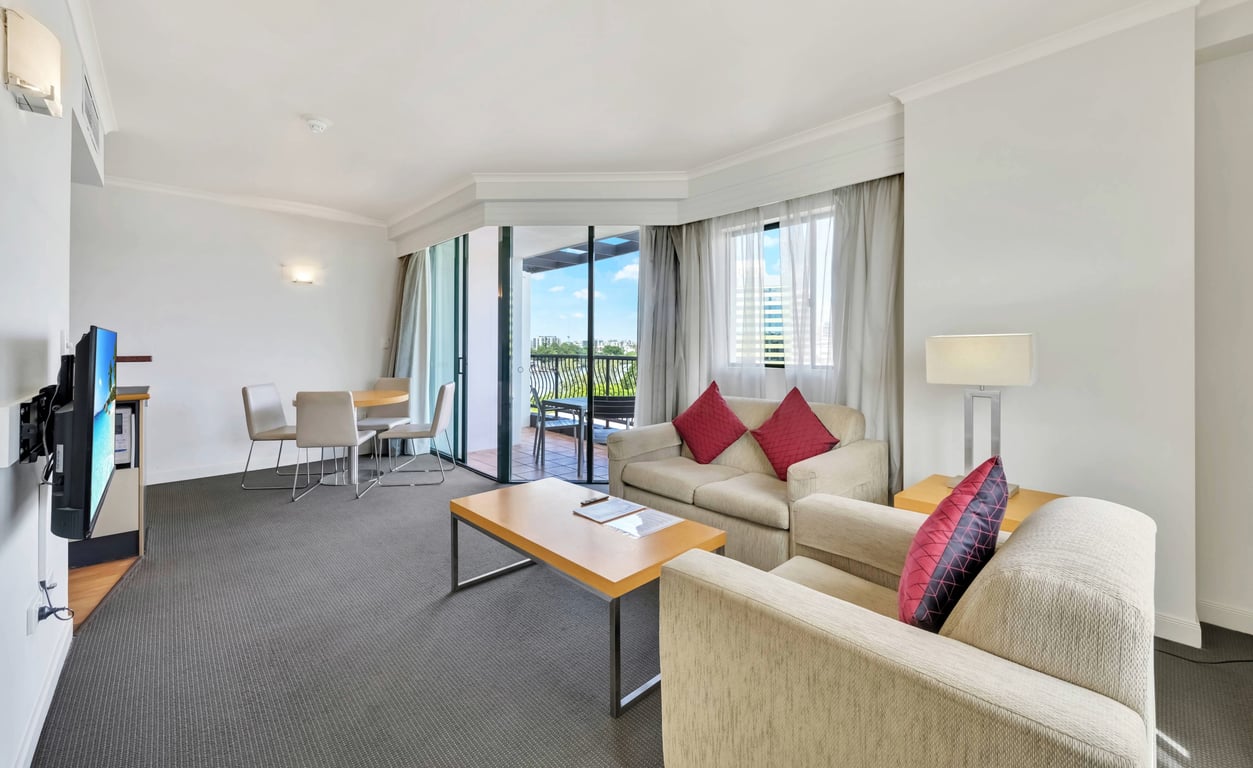Two Bedroom Apartment with Queen and Single Bed