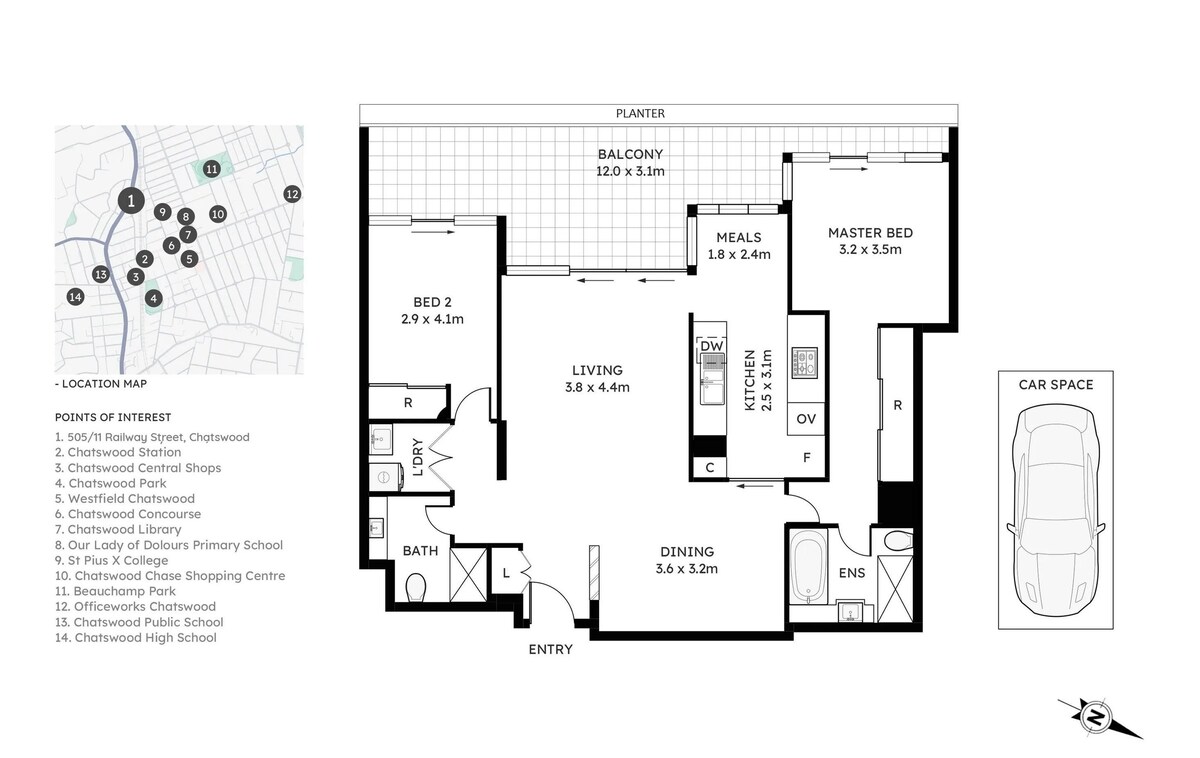CHT11 - Chatswood Upscale Living | Resort Style Amenities
