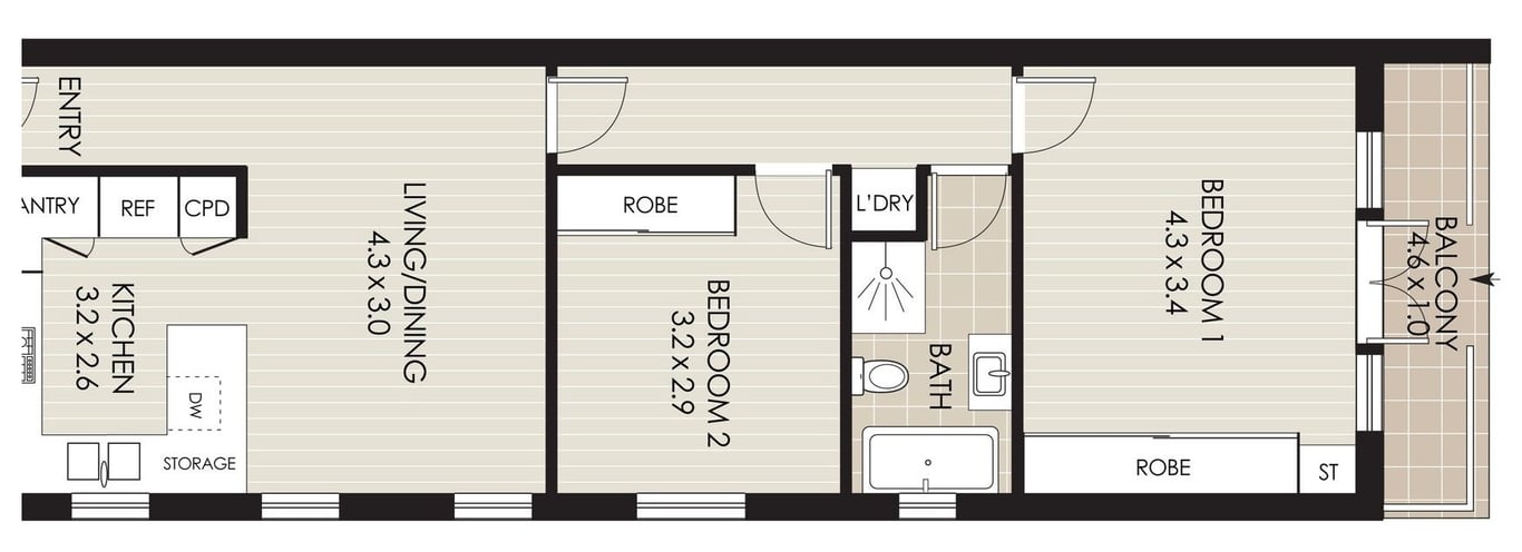BB009 - Neutral Bay Village Living  | Modern Comfort