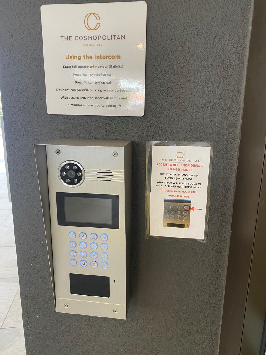 SECURITY ACCESS TO PROPERTY