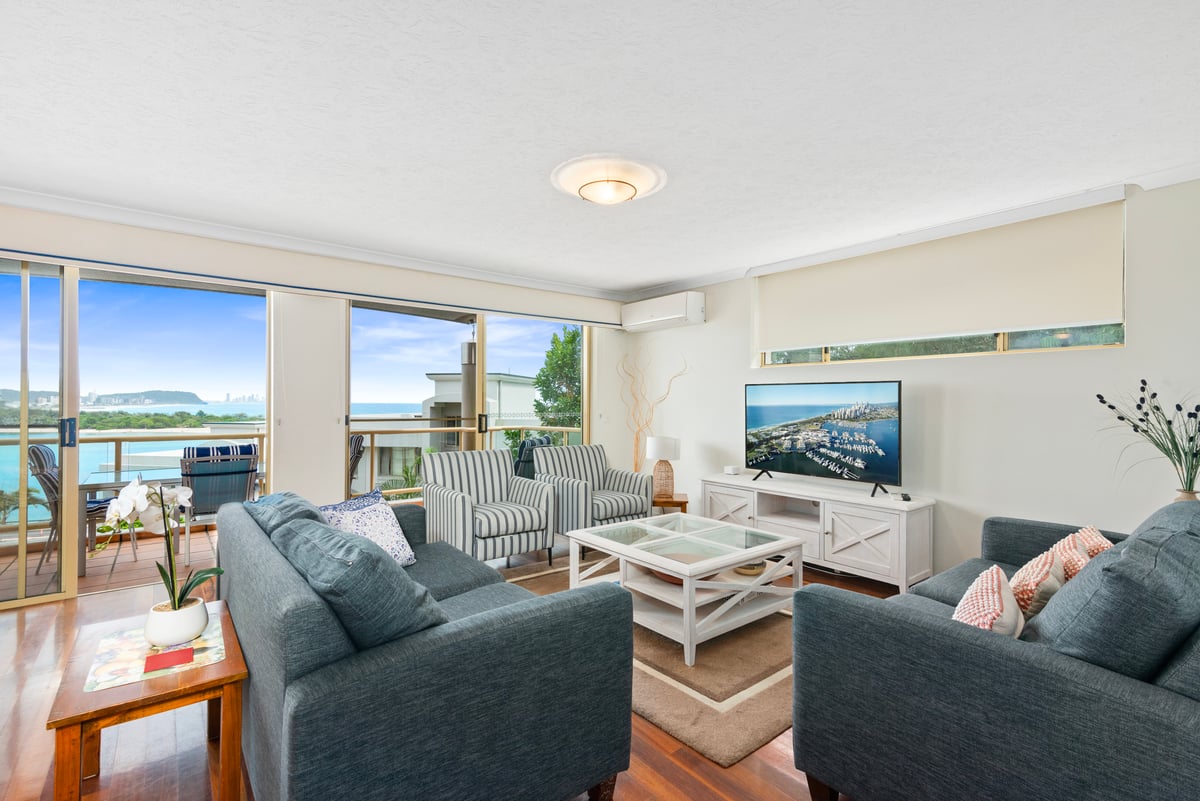 Spacious apartments all have spectacular views