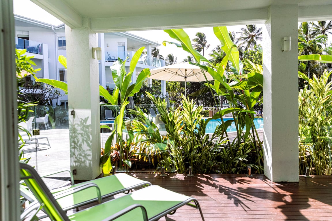 2 Bedroom LUXE Pool Deck Apartment