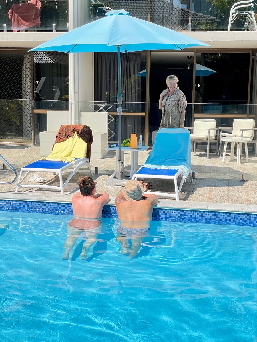 Relax in the Friendly Pool Area