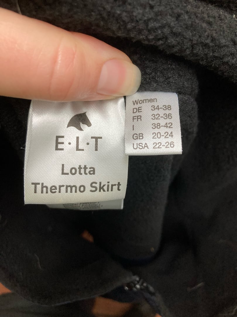 Marinblå termokjol stl 34-38 från E·L·T - bild 3
