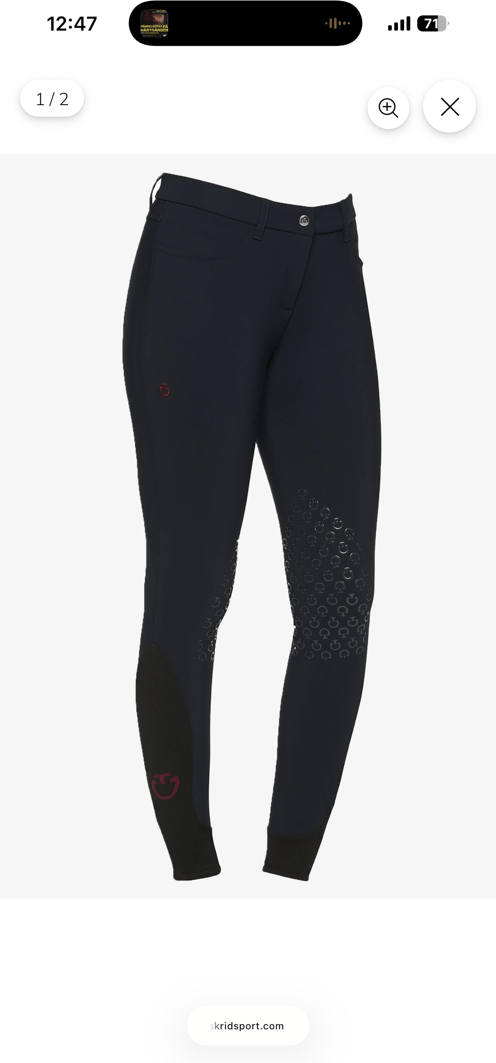 Svarta ridbyxor från Cavalleria Toscana