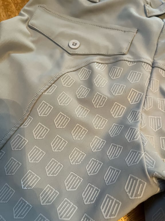 Ljusgrå ridbyxor - bild 3