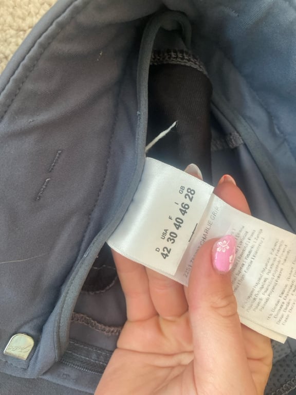 Grå ridbyxor från cava grip - bild 3