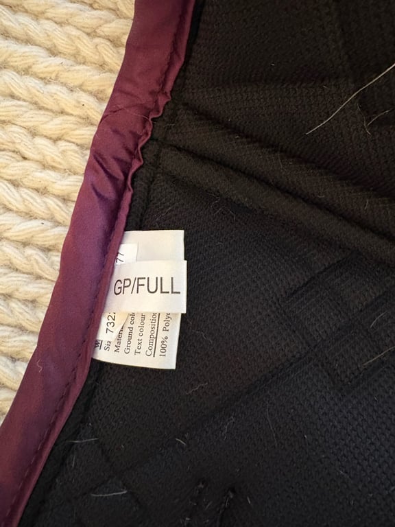 Vinrött schabrak från COPPERFIELD - bild 3