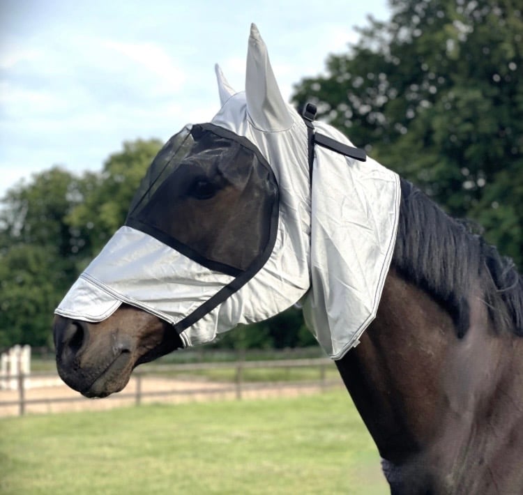 Eksemhuva pony (cob) i silver