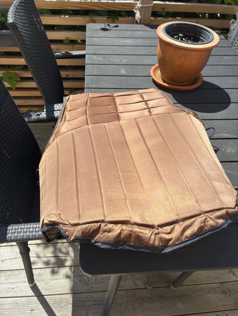 Brun säkerhetsväst från Racesafe - bild 3