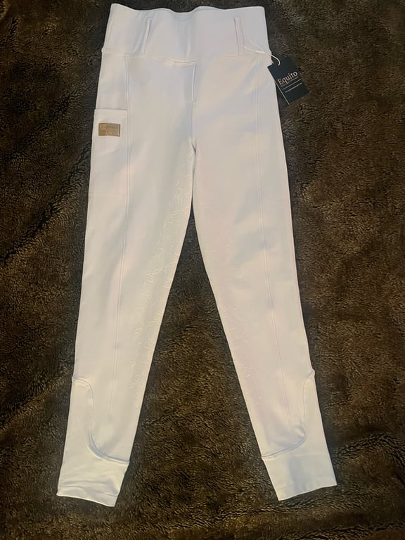 Vita ridtights från Equito - bild 1