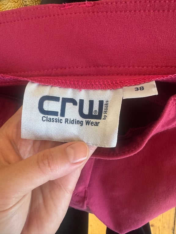 Rosa snygga helskidda ridbyxor - bild 3