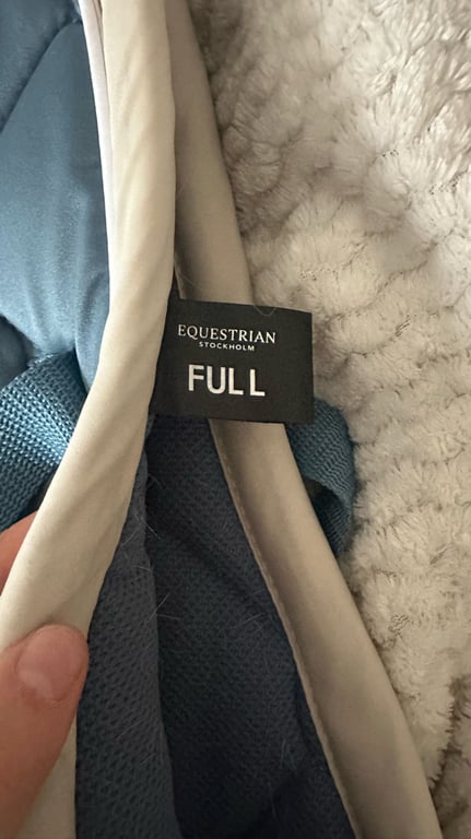Blått schabrak från Equestrian Stockholm - bild 2