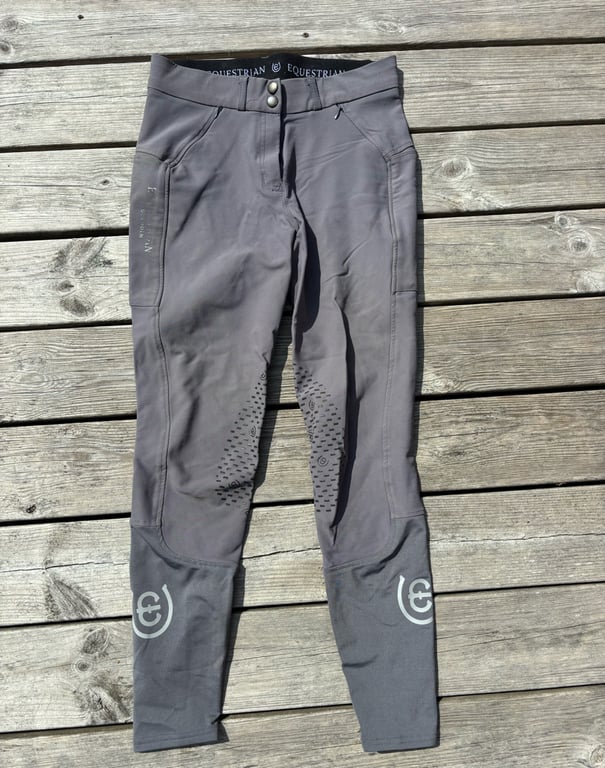 Grå ridbyxor från Equestrian Stockholm  - bild 1