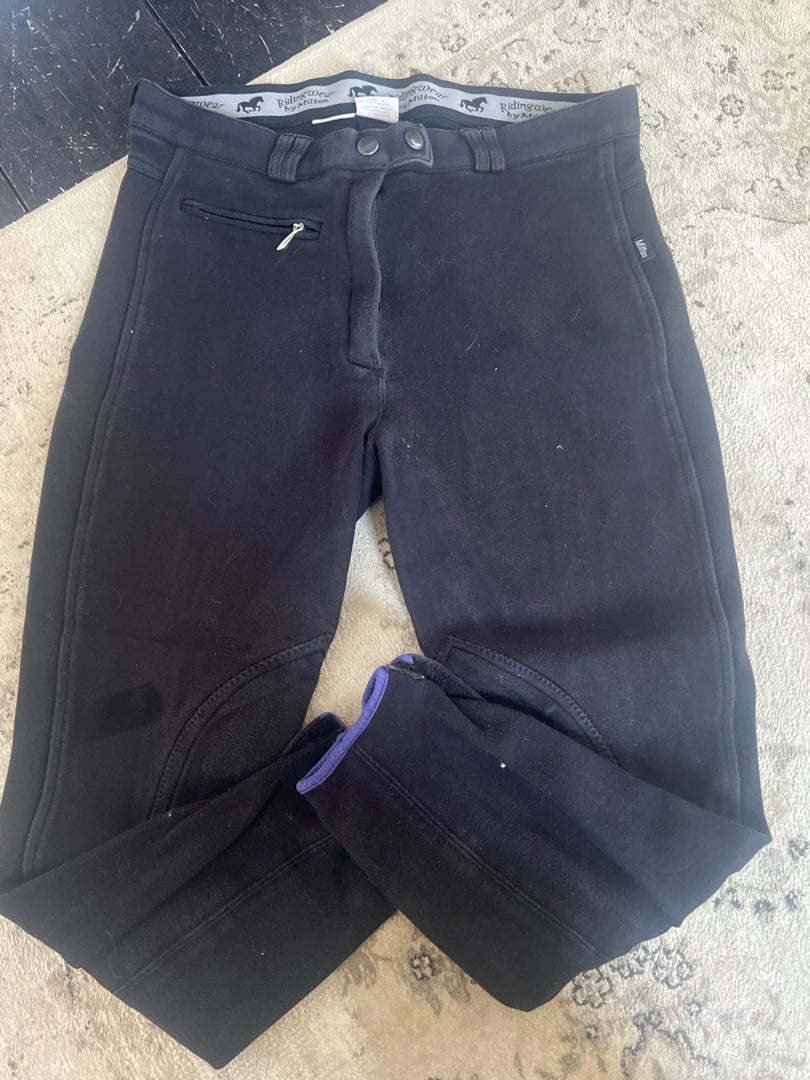 Svarta ridbyxor från Milton