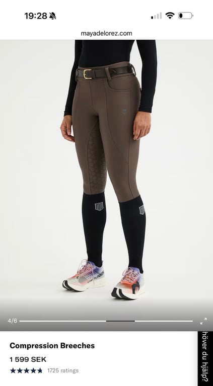 Bruna ridbyxor från Maya Delorez