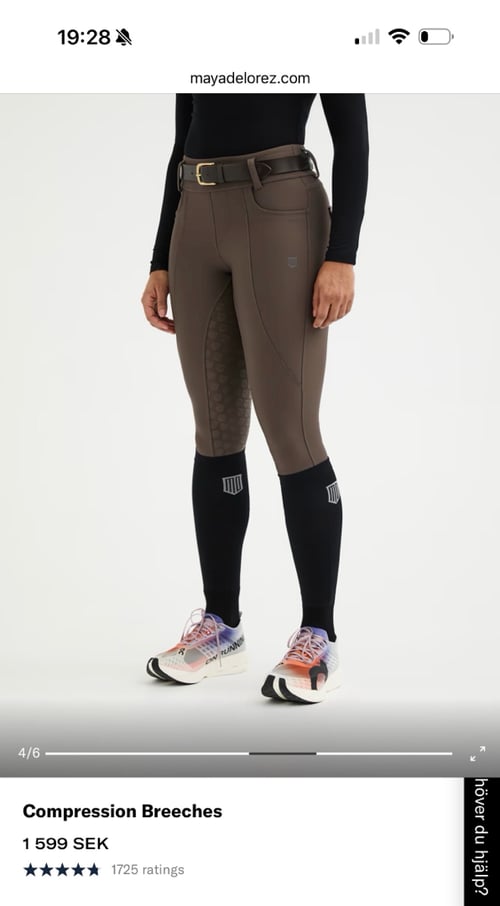 Bruna ridbyxor från Maya Delorez