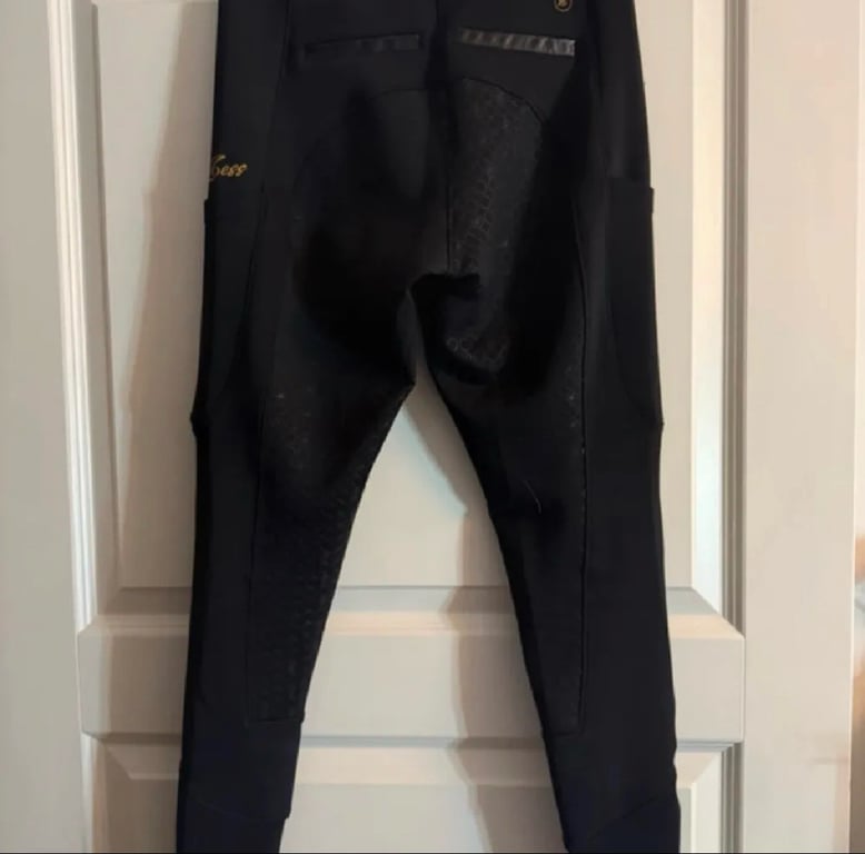 Mörkblåa Zaczess ridbyxor