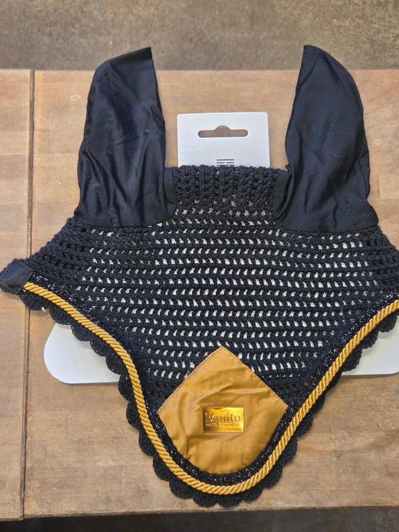 Svartguldig luva från Equito - bild 1