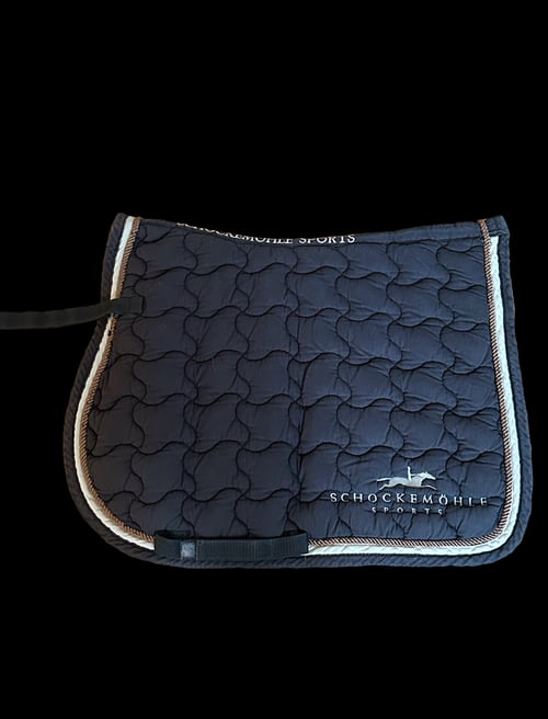 Mörkblått schabrak från Schockemöhle Sports