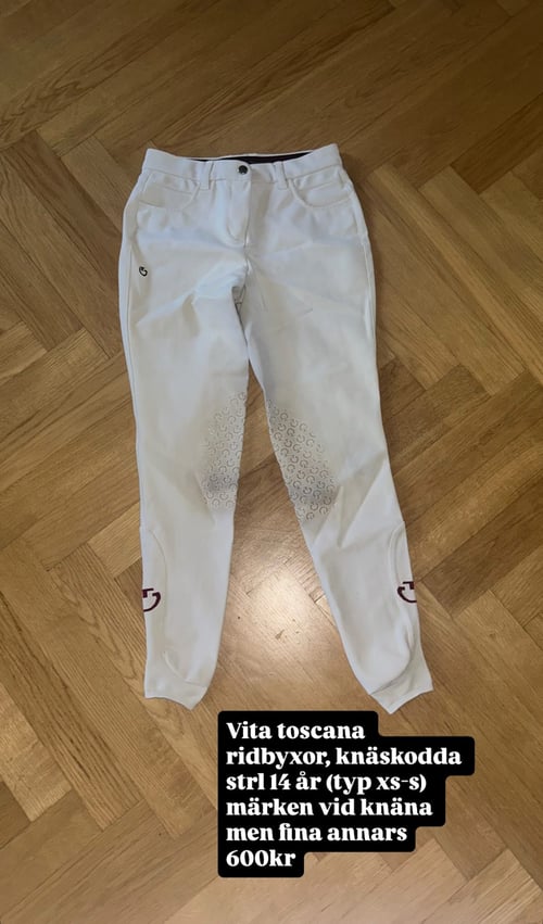 Vita ridbyxor från Cavalleria Toscana