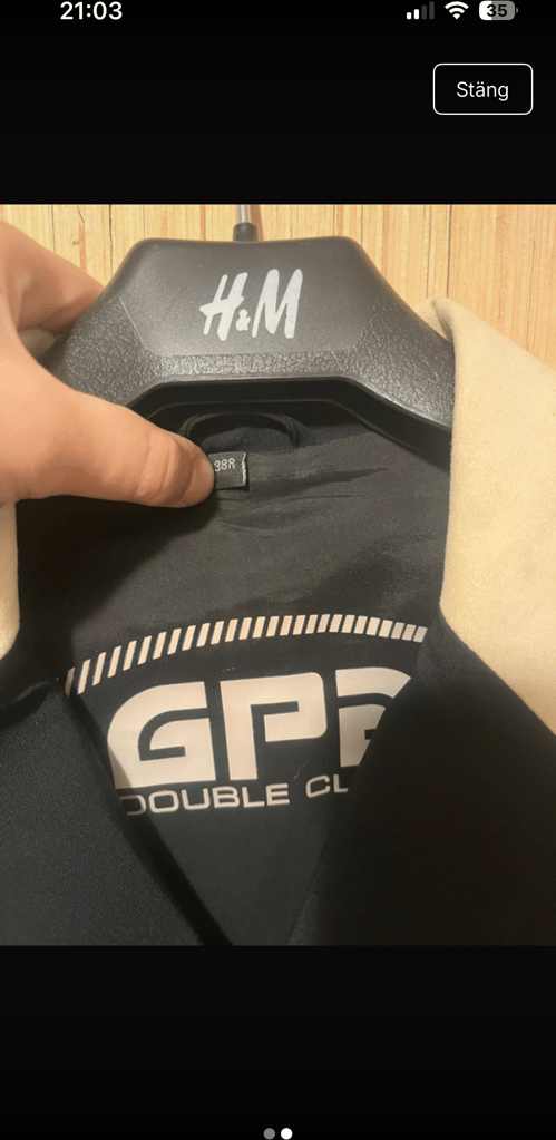 Svart kavaj från GPA - bild 2